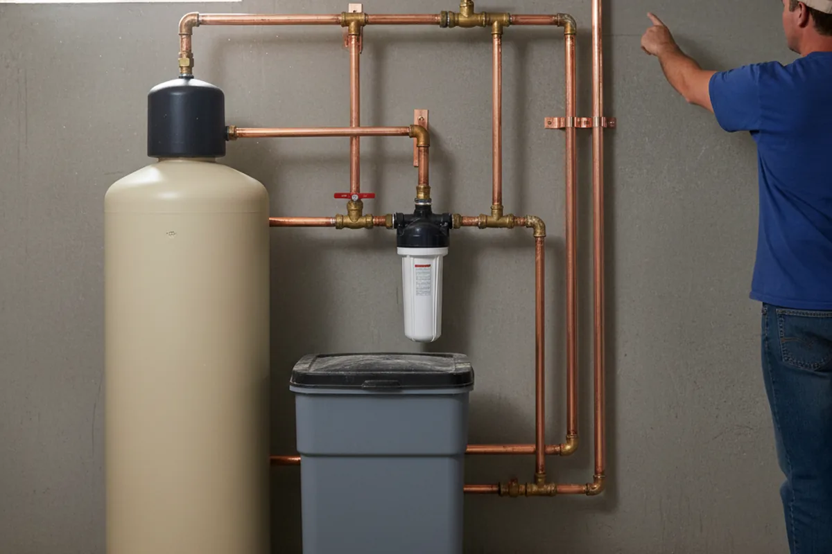 Whole-house water treatment system installed in East Meadow